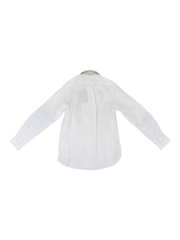Camicia Con Ricamo Logo