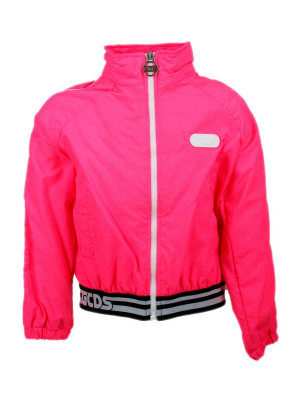 Giubbino Fucsia Con Logo