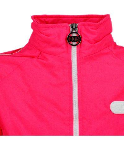 Giubbino Fucsia Con Logo