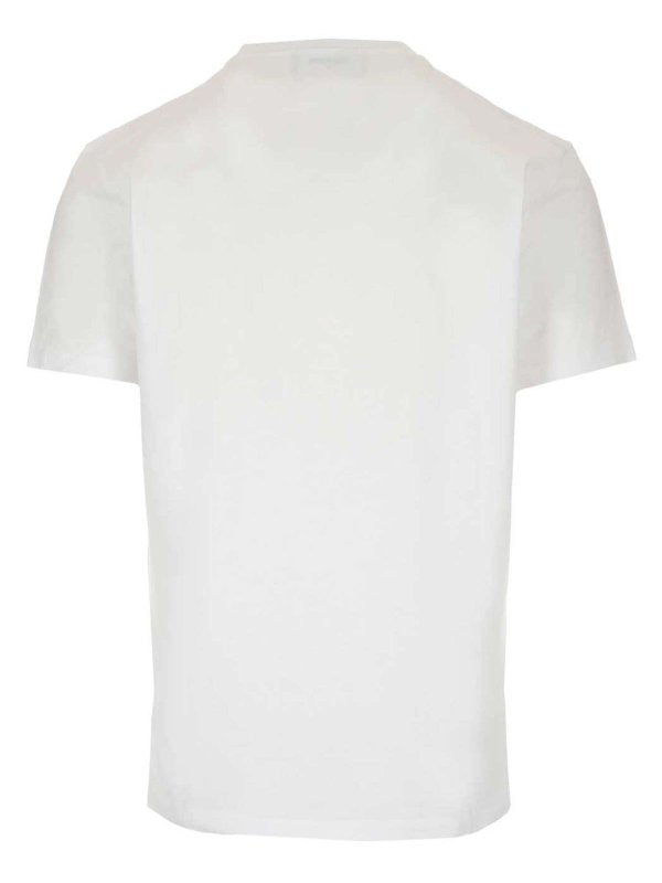 T-shirt Logo Bianca E Rossa
