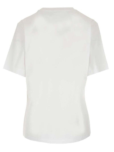 T-shirt Logo Bianca E Nera