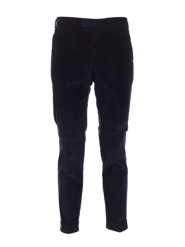 Pantalone Corduroy Blu