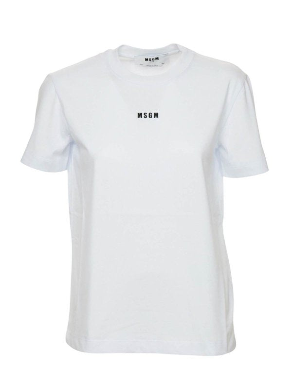 T-shirt Stampa Logo Bianca