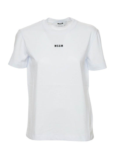 T-shirt Stampa Logo Bianca