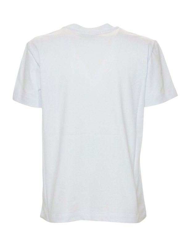 T-shirt Stampa Logo Bianca