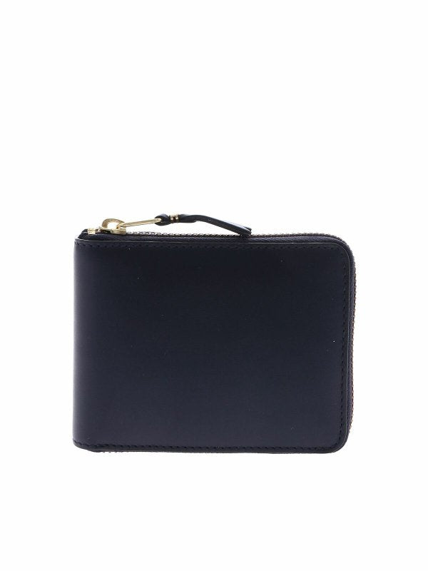 Portafoglio Classic Leather Blu Navy