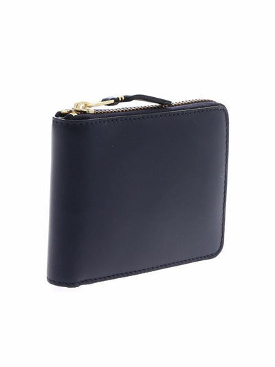 Portafoglio Classic Leather Blu Navy