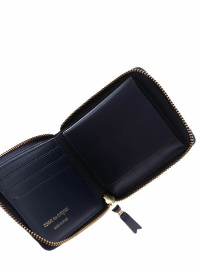 Portafoglio Classic Leather Blu Navy