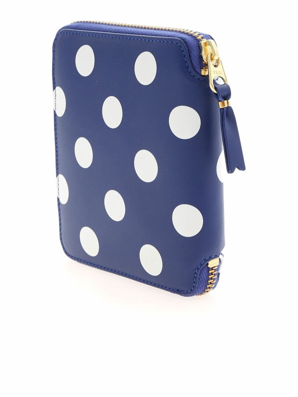 Portafoglio Polka Dots Blu