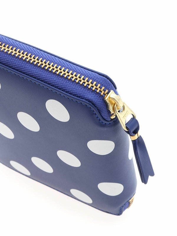 Portafoglio Polka Dots Blu
