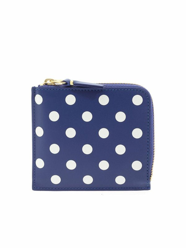 Portafoglio Polka Dots Blu