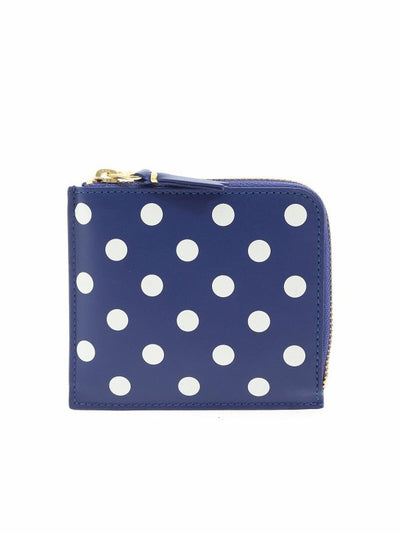 Portafoglio Polka Dots Blu