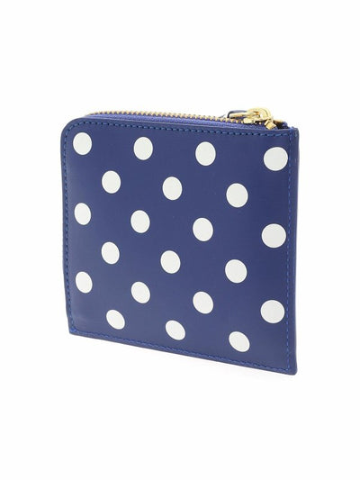 Portafoglio Polka Dots Blu