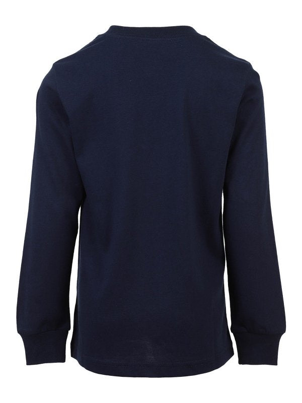 T-shirt A Maniche Lunghe In Jersey Di Cotone