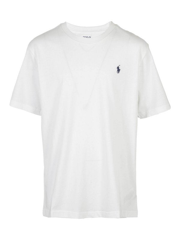 T-shirt In Jersey Con Ricamo Logo