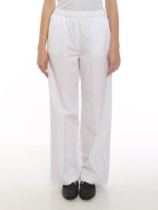 Pantaloni In Popeline