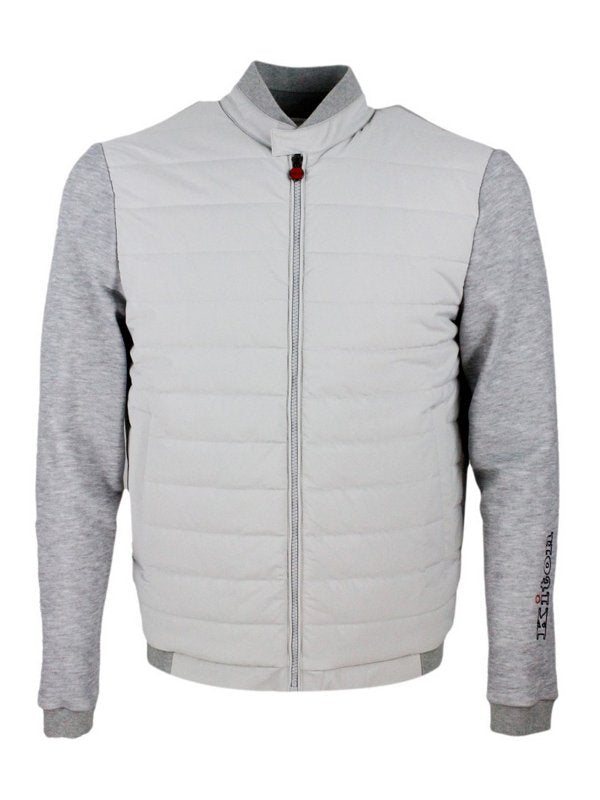 Giacca Con Front Trapuntato