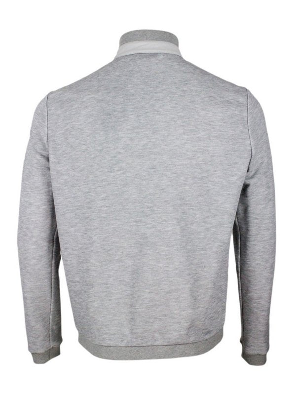 Giacca Con Front Trapuntato