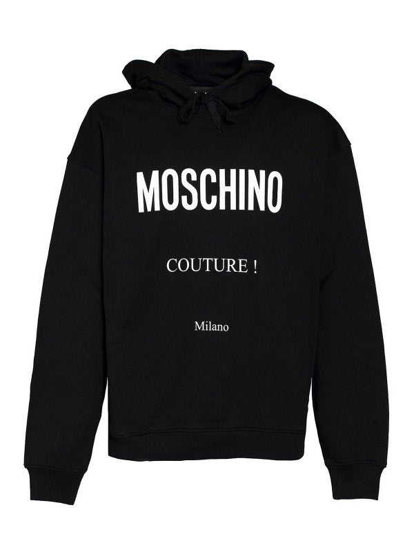 Felpa In Cotone Con Cappuccio