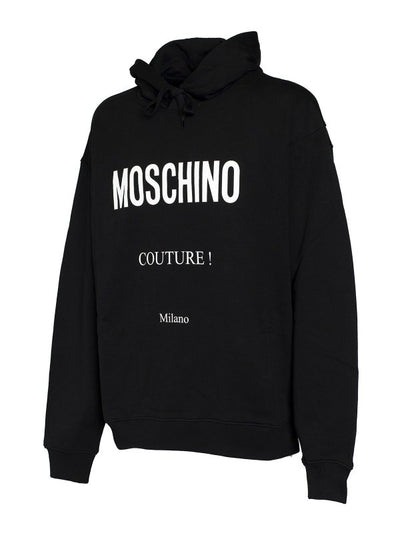 Felpa In Cotone Con Cappuccio