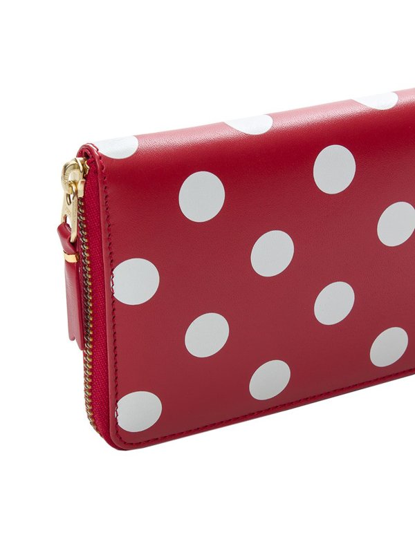 Portafoglio Con Zip A Pois