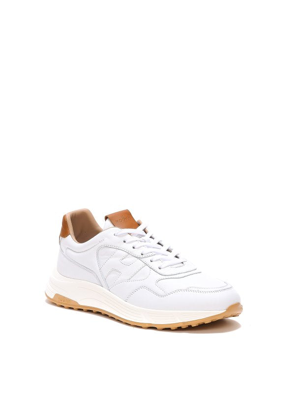 Sneaker In Pelle Bianca