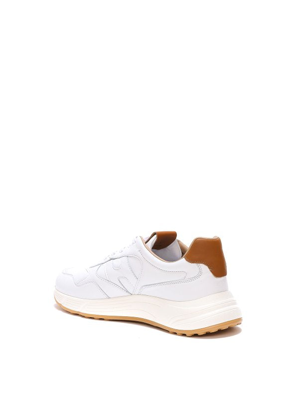 Sneaker In Pelle Bianca