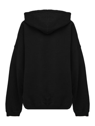 Felpa In Cotone Con Cappuccio