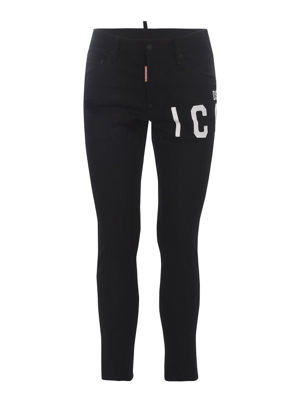 Jeans In Denim Di Cotone