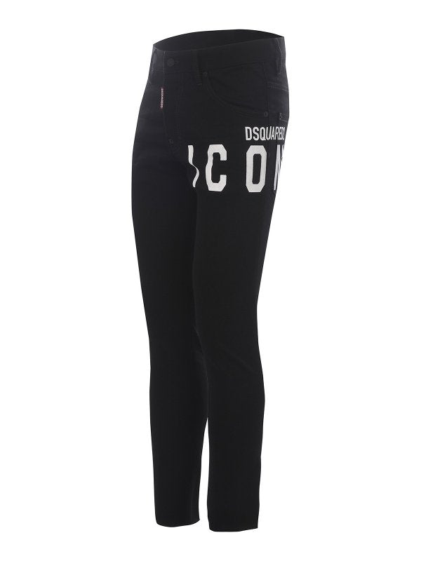 Jeans In Denim Di Cotone