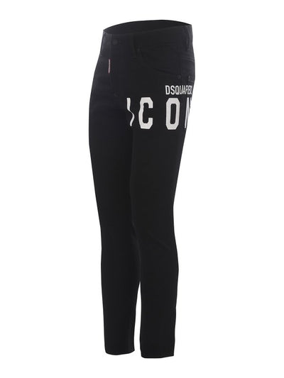 Jeans In Denim Di Cotone