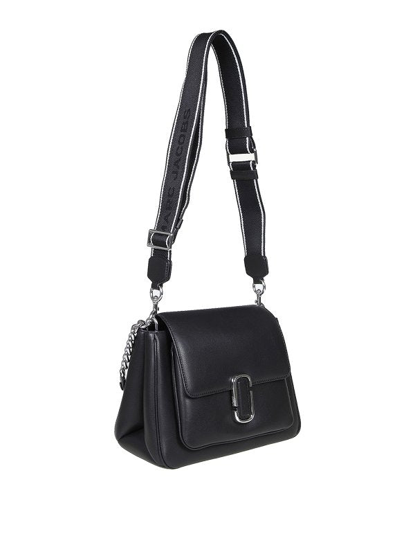 Borsa In Pelle Con Tasca Frontale E Tracolla