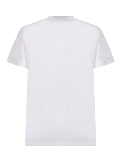T-shirt In Cotone Con Logo Frontale