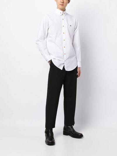 Camicia Abbottonata Con Ricamo A Orbita