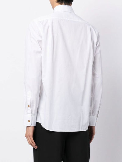 Camicia Abbottonata Con Ricamo A Orbita