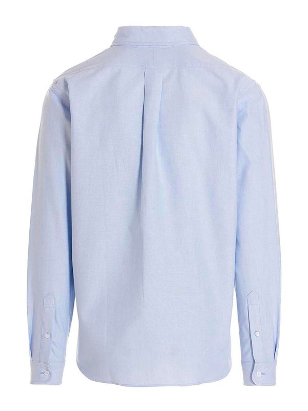 Camicia Con Logo Ricamato