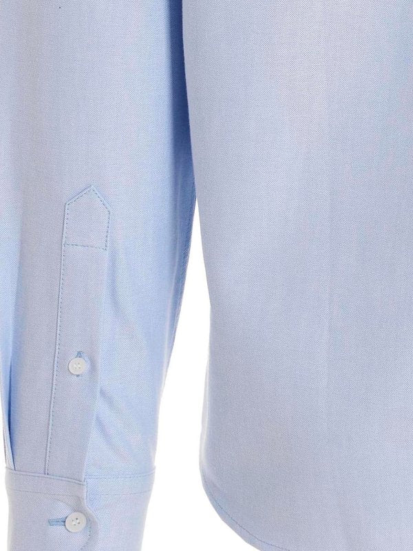 Camicia Con Logo Ricamato