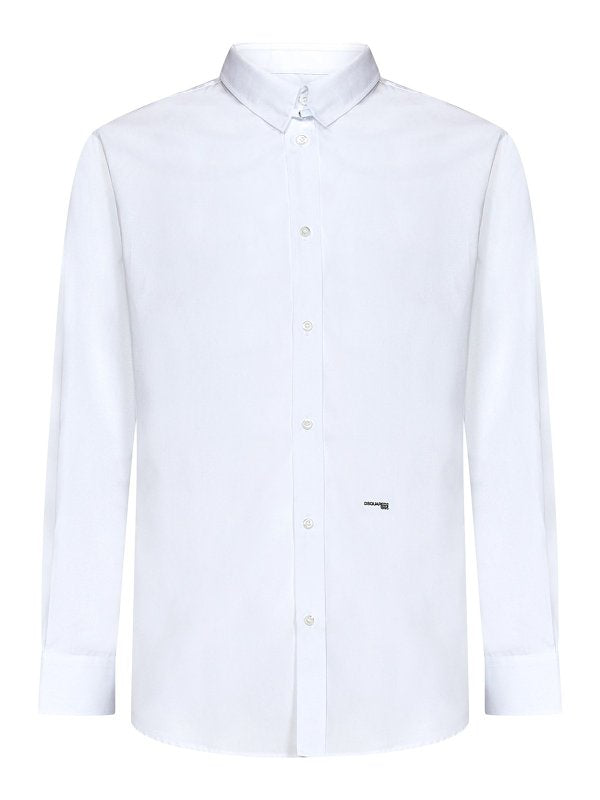 Camicia Bianca In Cotone