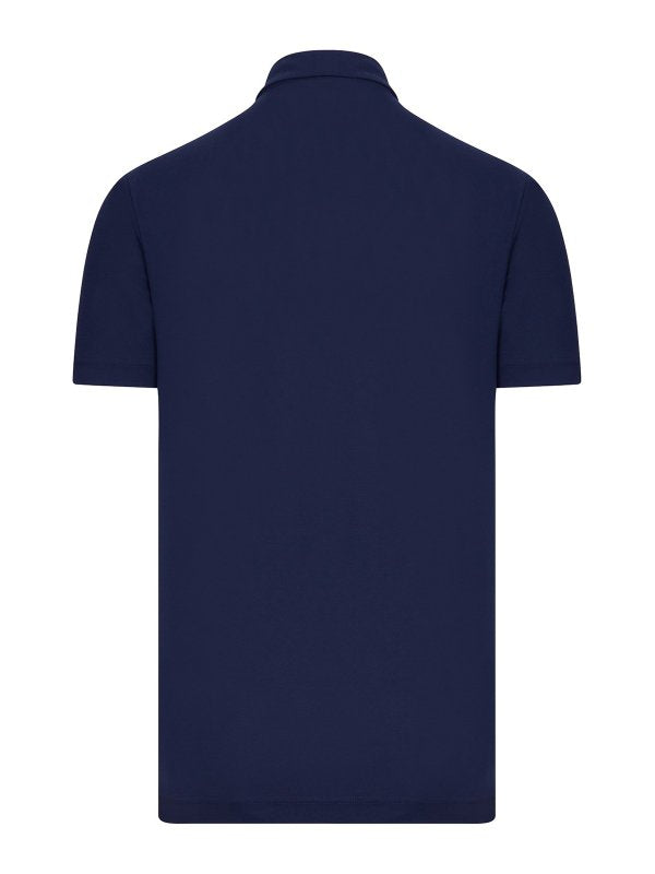 Polo In Cotone A Tre Bottoni