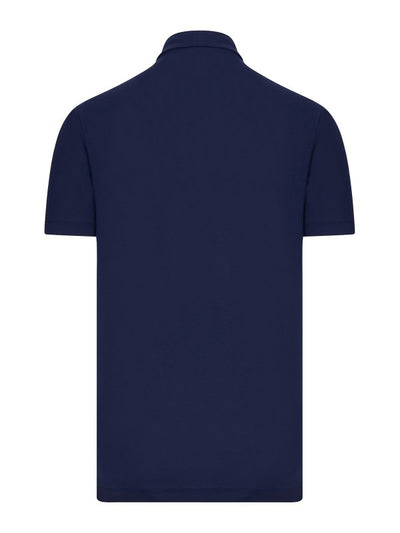 Polo In Cotone A Tre Bottoni