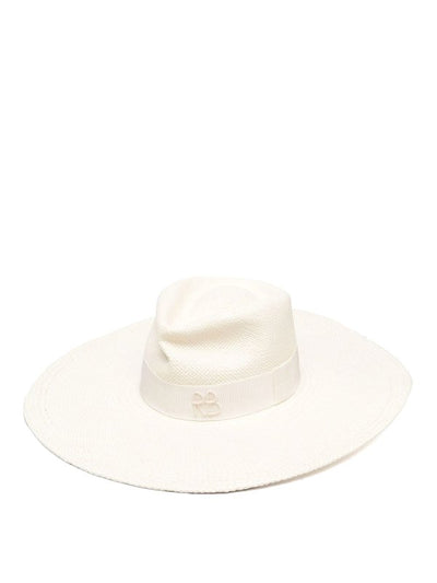 Cappello Con Logo In Vimini Intrecciato