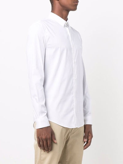 Camicia In Cotone Con Logo