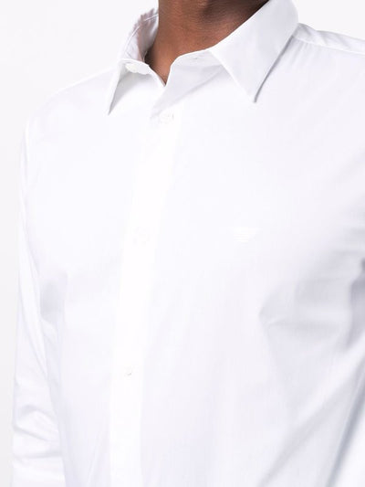 Camicia In Cotone Con Logo