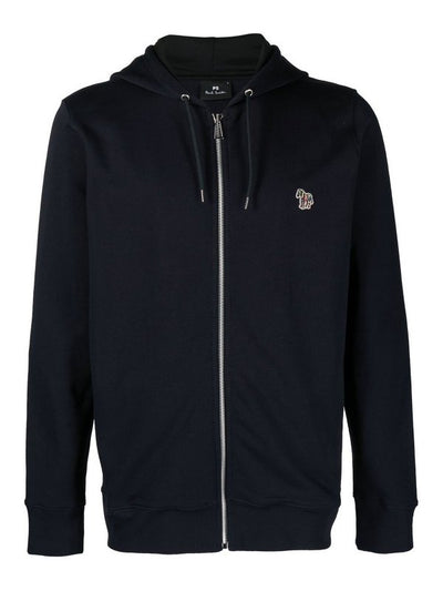 Felpa Con Cappuccio In Cotone E Zip