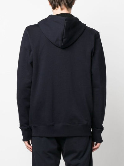 Felpa Con Cappuccio In Cotone E Zip