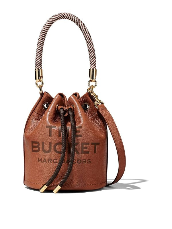 Borsa Con Coulisse In Pelle Martellata
