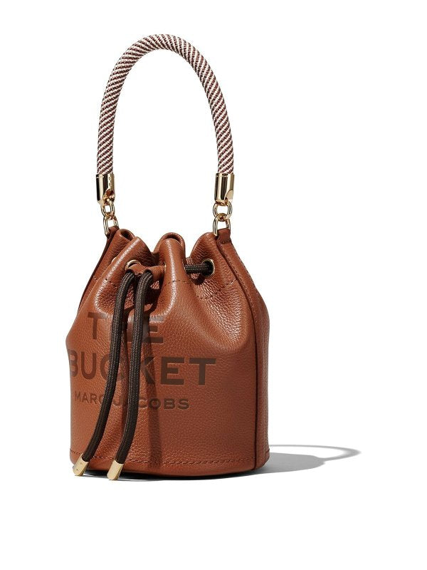 Borsa Con Coulisse In Pelle Martellata