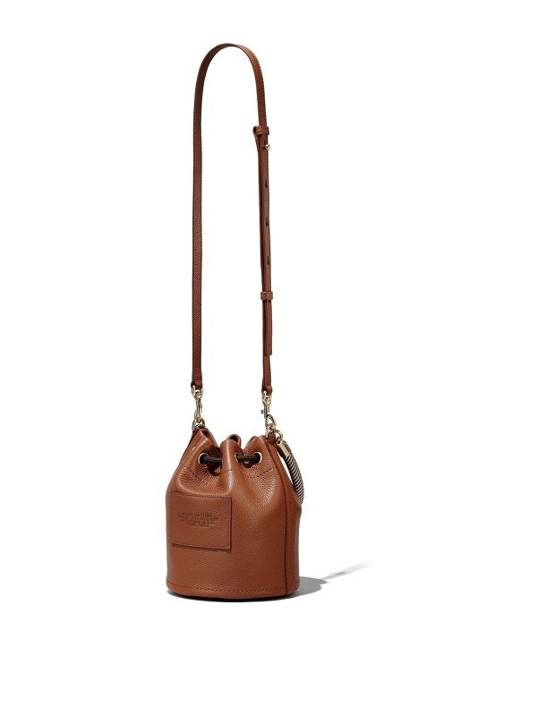 Borsa Con Coulisse In Pelle Martellata