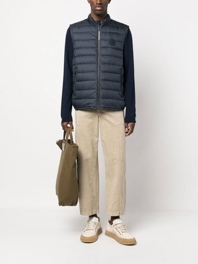 Gilet Imbottito Con Patch Logo