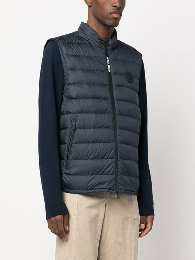 Gilet Imbottito Con Patch Logo